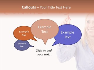Beautiful Offer Woman PowerPoint Template