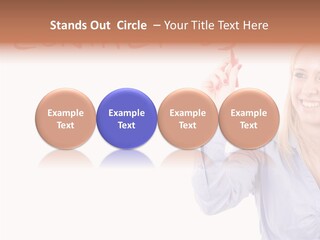 Beautiful Offer Woman PowerPoint Template