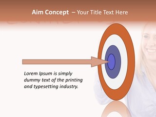 Beautiful Offer Woman PowerPoint Template