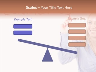 Beautiful Offer Woman PowerPoint Template