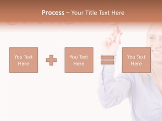 Beautiful Offer Woman PowerPoint Template