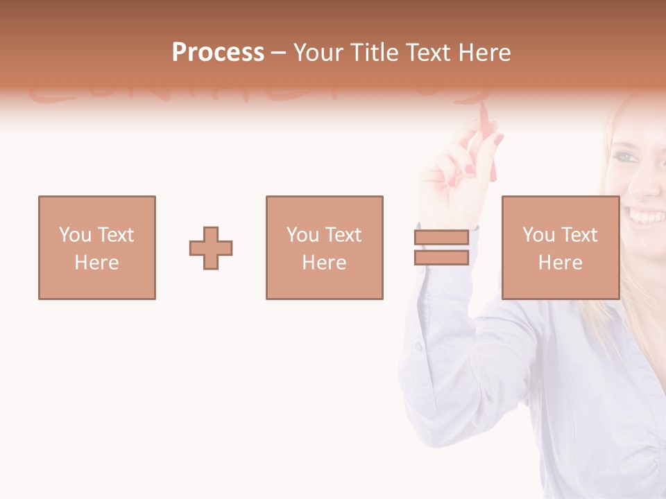 Beautiful Offer Woman PowerPoint Template