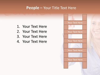 Beautiful Offer Woman PowerPoint Template