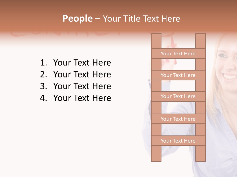 Beautiful Offer Woman PowerPoint Template