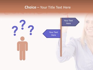Beautiful Offer Woman PowerPoint Template