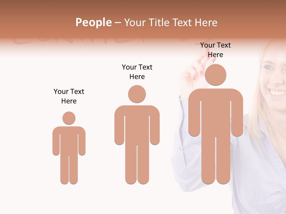 Beautiful Offer Woman PowerPoint Template