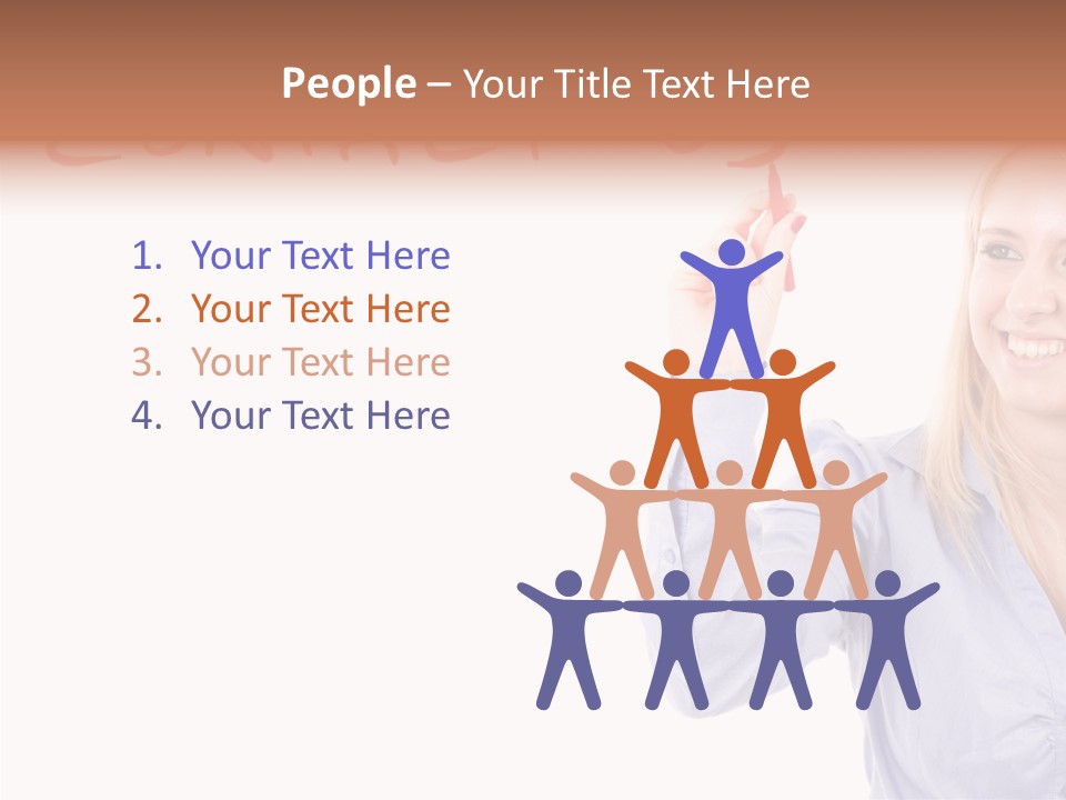 Beautiful Offer Woman PowerPoint Template