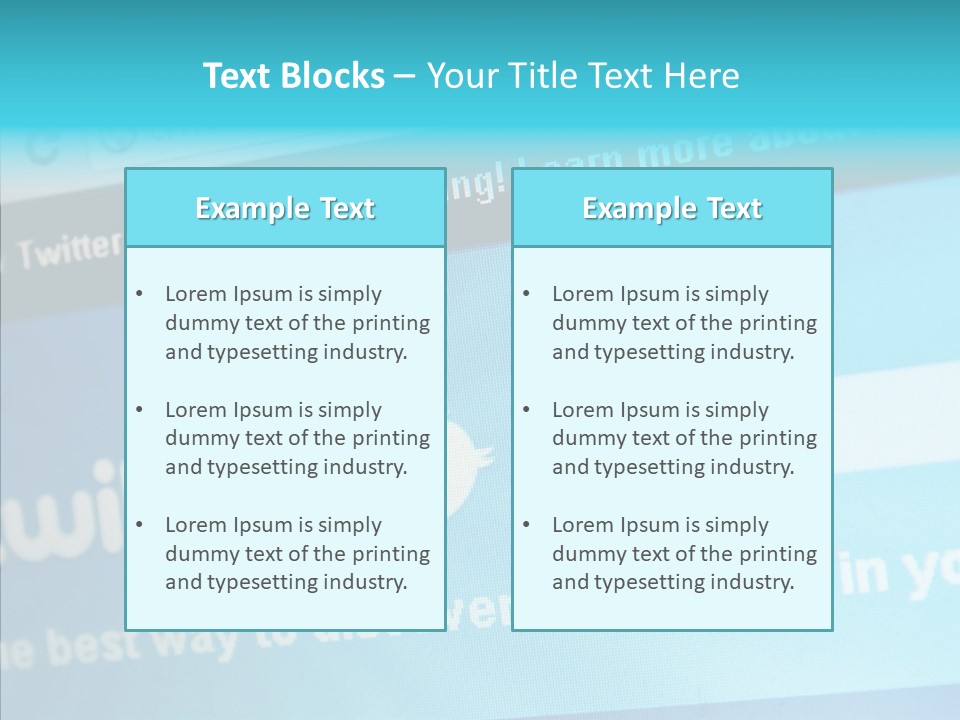 Banner Connexion Message PowerPoint Template