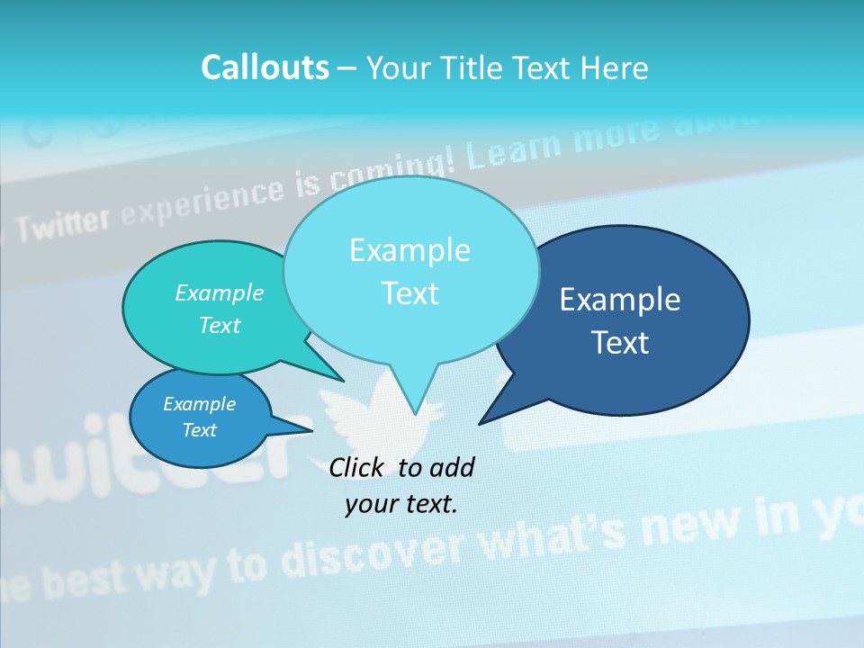 Banner Connexion Message PowerPoint Template