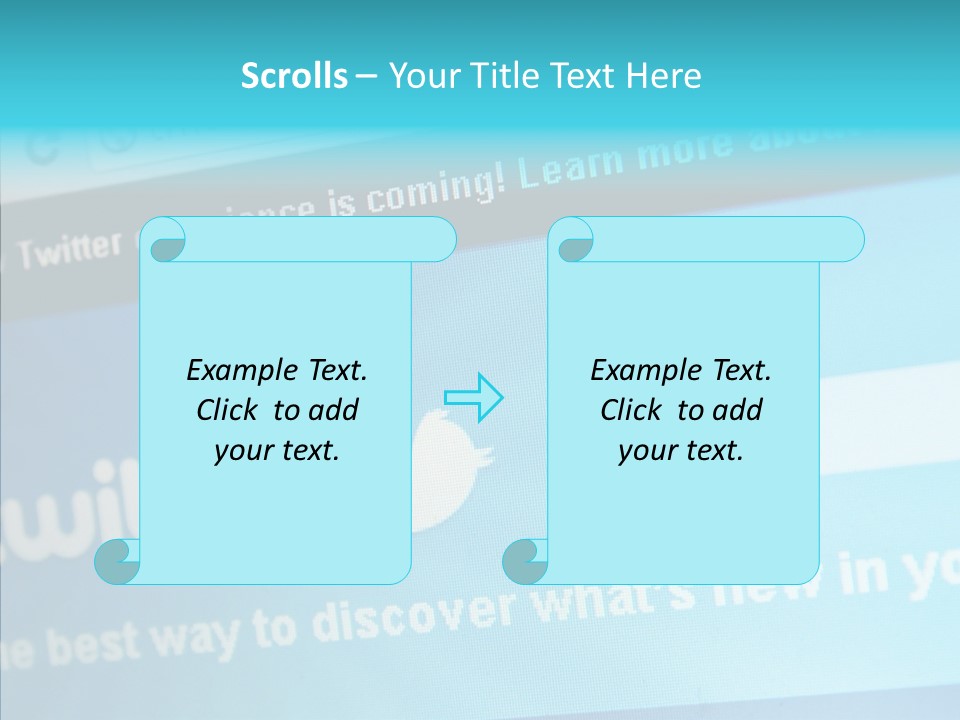 Banner Connexion Message PowerPoint Template