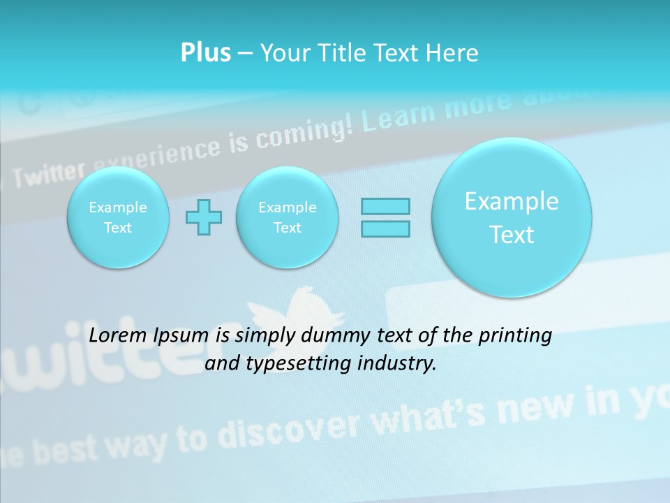 Banner Connexion Message PowerPoint Template