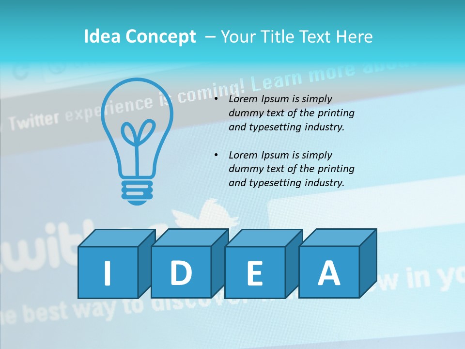 Banner Connexion Message PowerPoint Template
