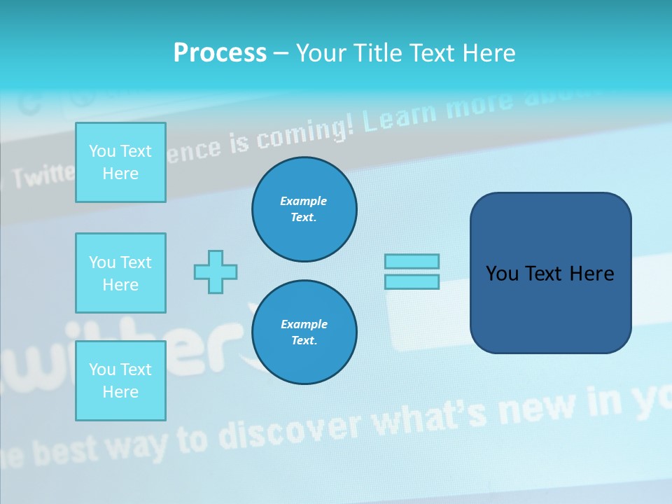 Banner Connexion Message PowerPoint Template