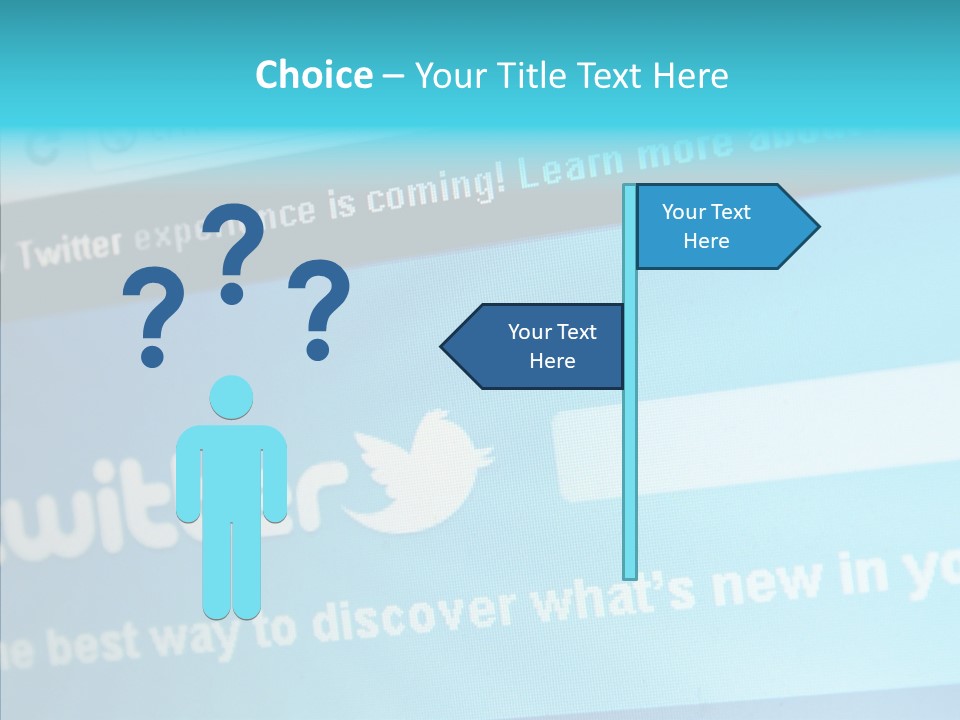 Banner Connexion Message PowerPoint Template