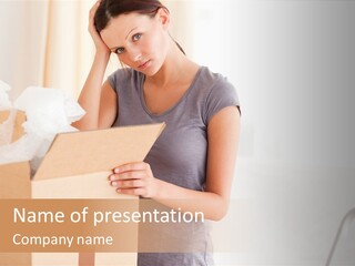 Smile Carton Property PowerPoint Template