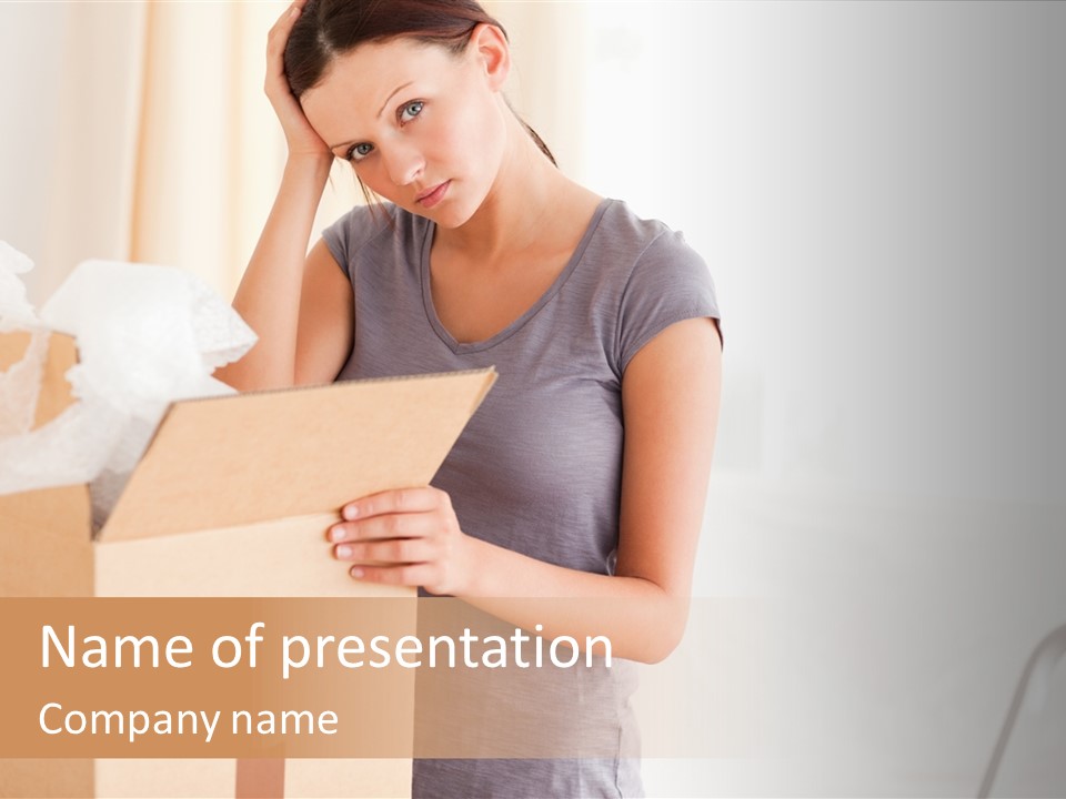 Smile Carton Property PowerPoint Template