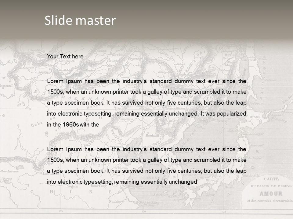 Etching Drawing Revival PowerPoint Template