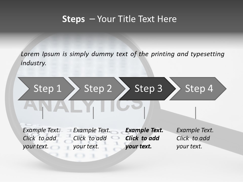 Statistic Pen Work PowerPoint Template