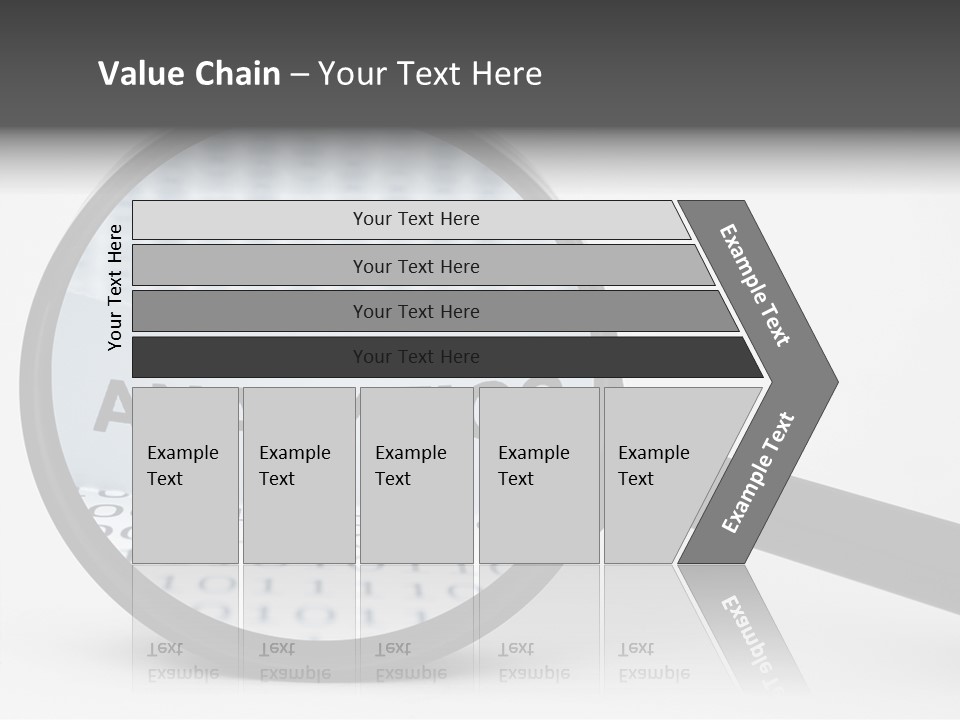 Statistic Pen Work PowerPoint Template