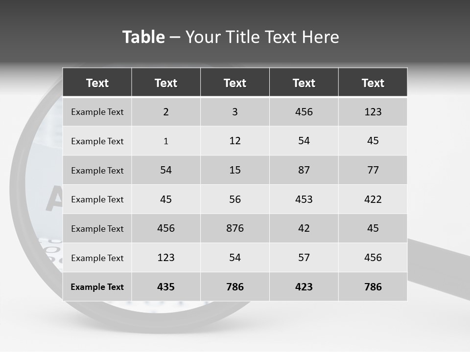 Statistic Pen Work PowerPoint Template