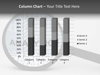 Statistic Pen Work PowerPoint Template