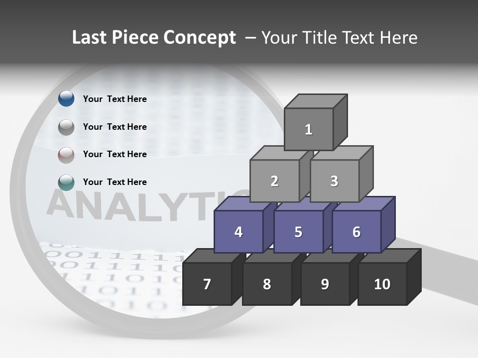 Statistic Pen Work PowerPoint Template