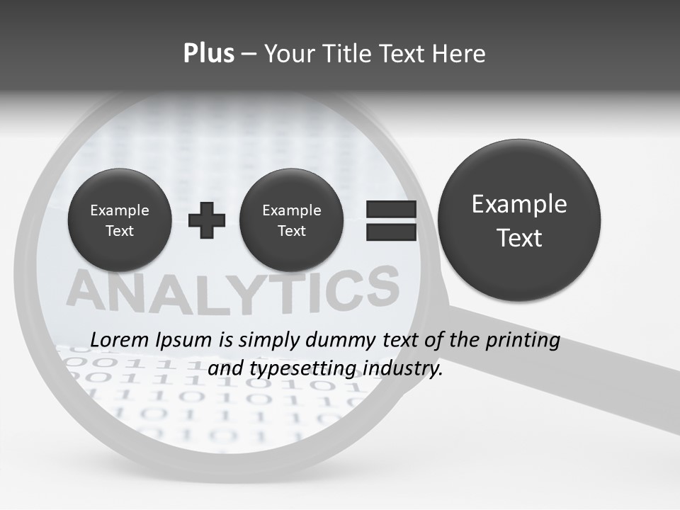 Statistic Pen Work PowerPoint Template