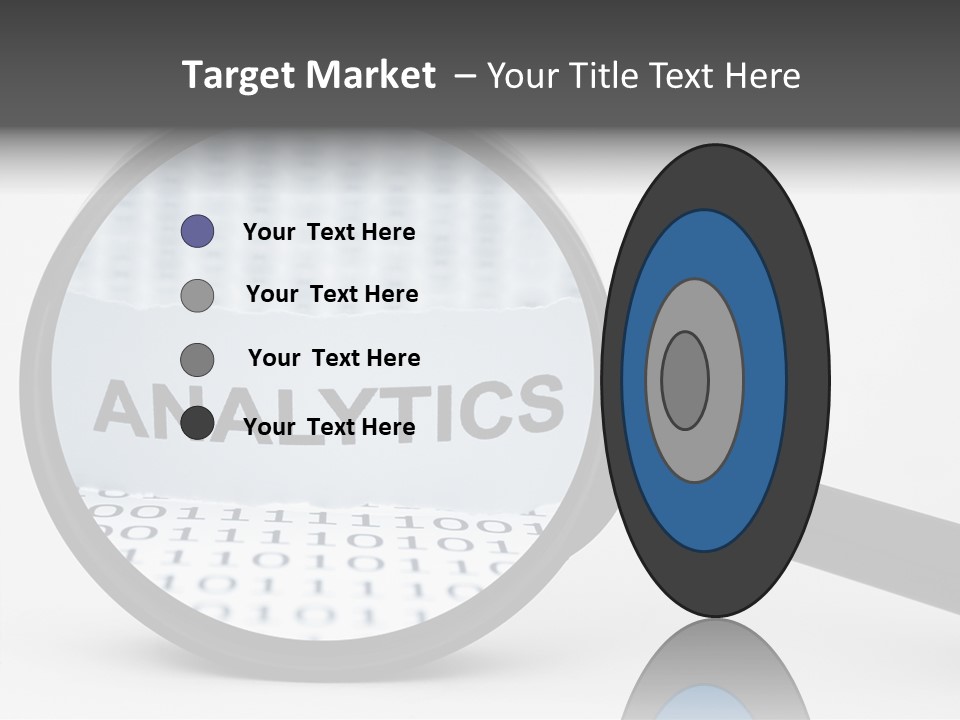 Statistic Pen Work PowerPoint Template