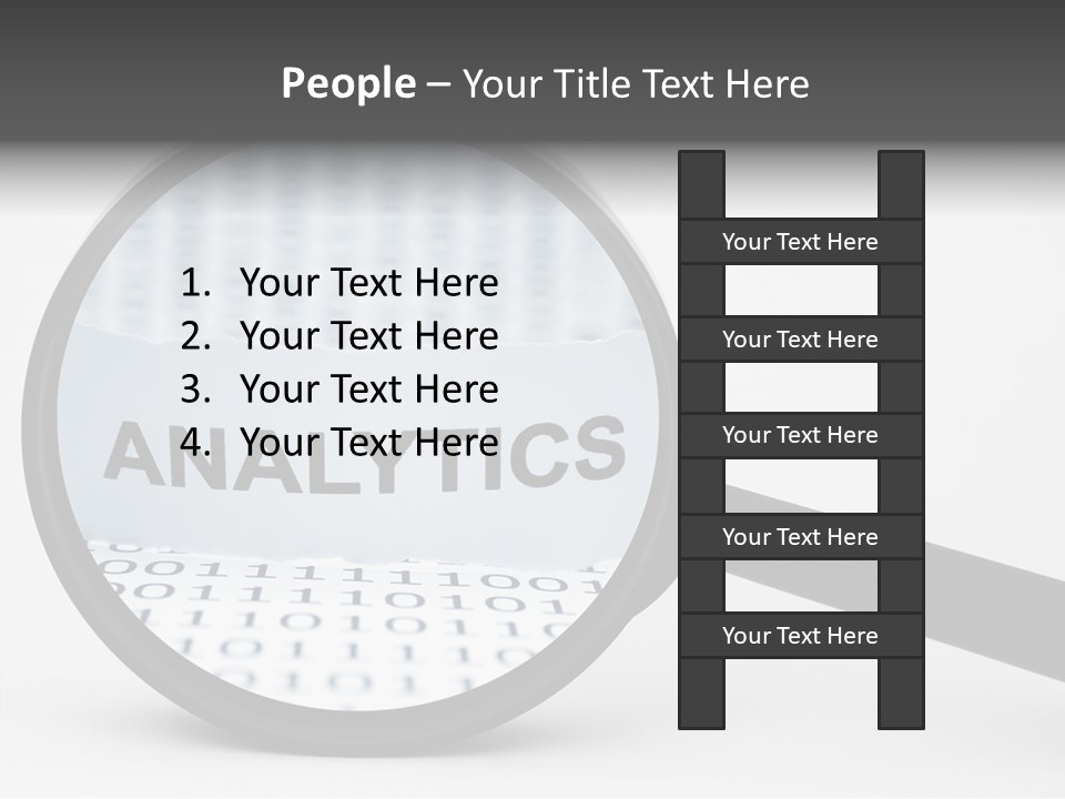 Statistic Pen Work PowerPoint Template