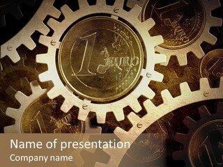 Background Currency Management PowerPoint Template