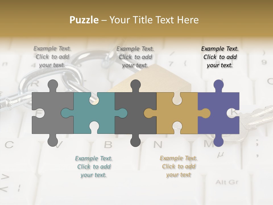 Grey Internet Password PowerPoint Template