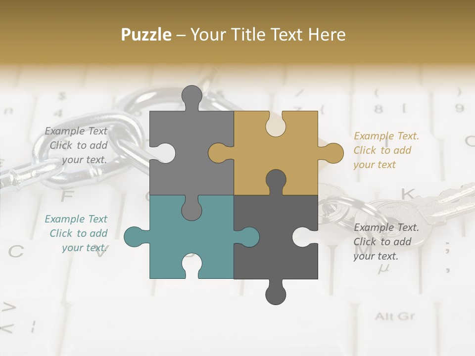 Grey Internet Password PowerPoint Template