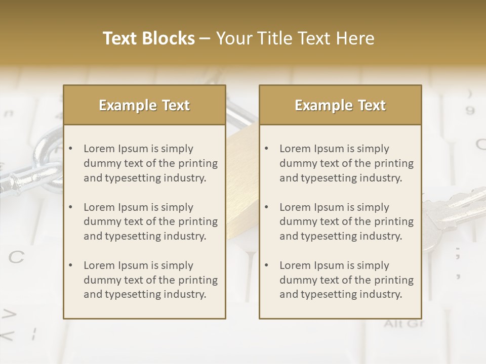 Grey Internet Password PowerPoint Template