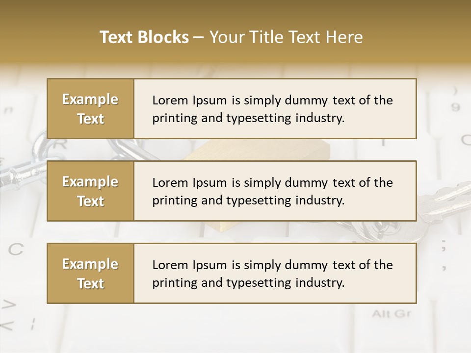 Grey Internet Password PowerPoint Template