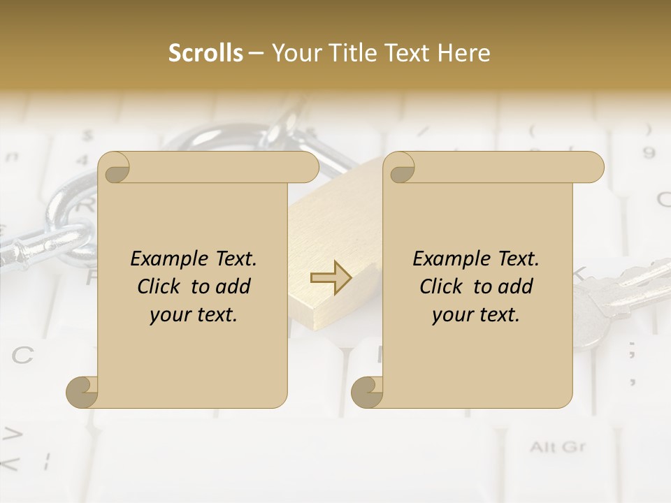 Grey Internet Password PowerPoint Template