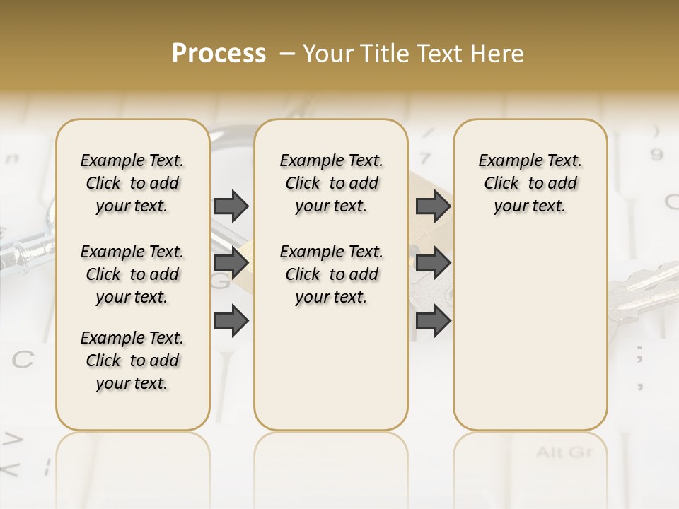 Grey Internet Password PowerPoint Template