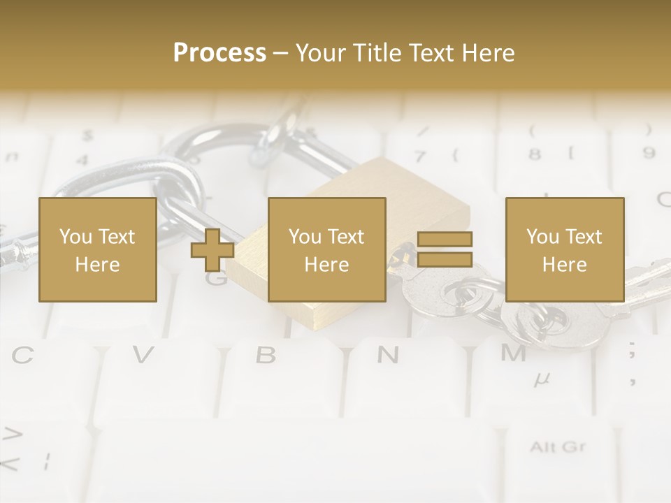 Grey Internet Password PowerPoint Template