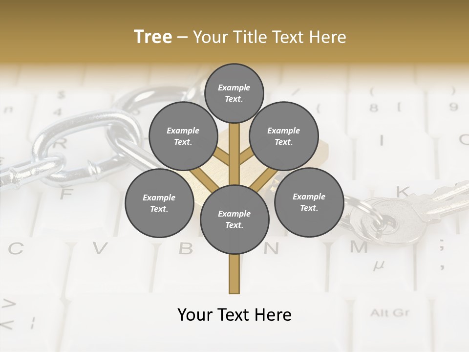 Grey Internet Password PowerPoint Template