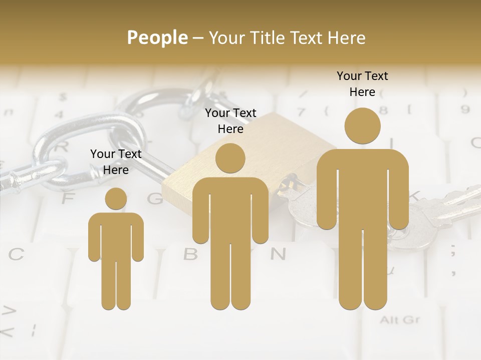 Grey Internet Password PowerPoint Template