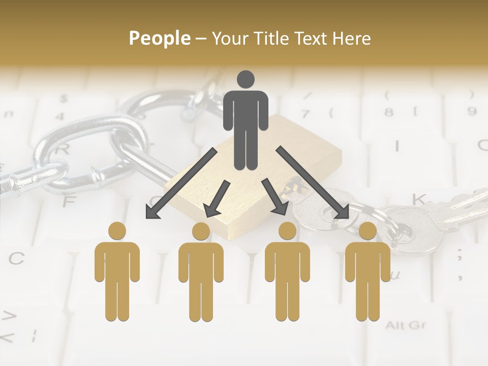 Grey Internet Password PowerPoint Template