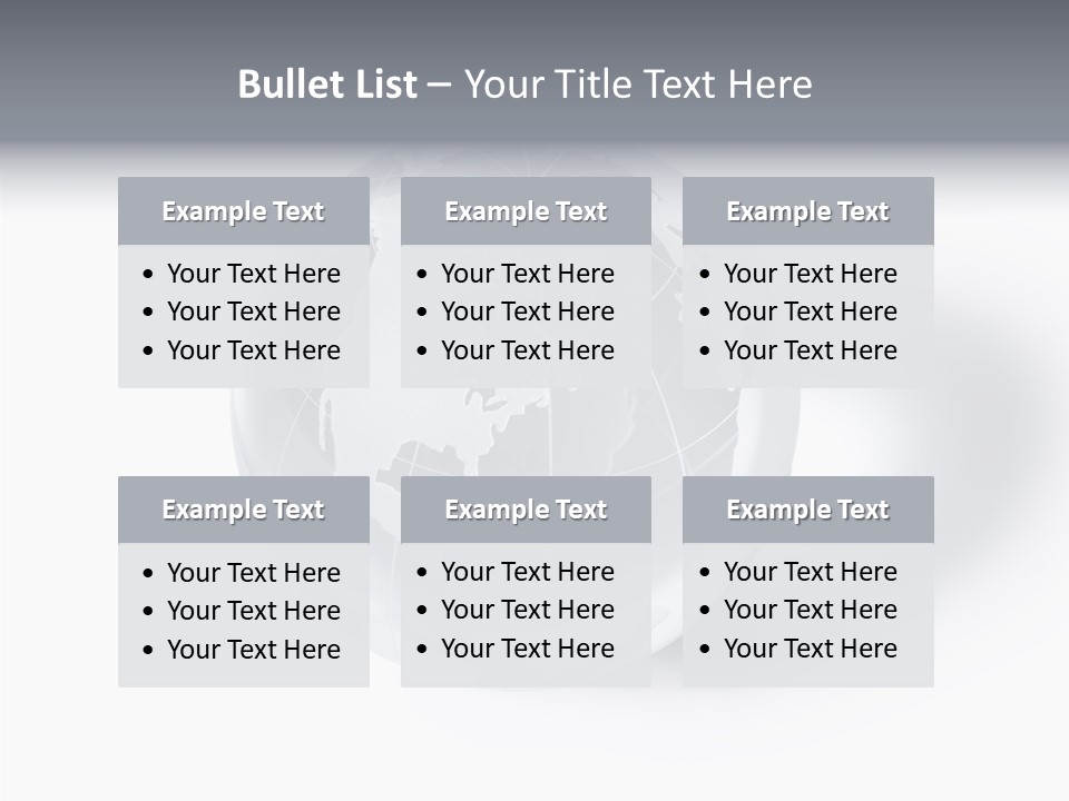 World Gaia Europe PowerPoint Template