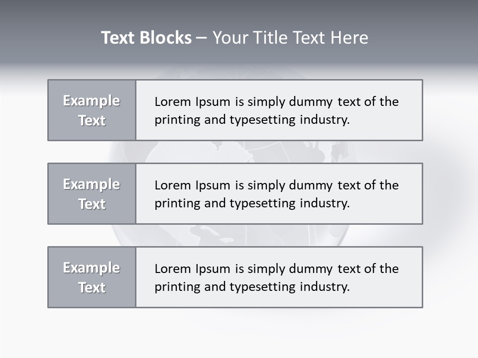 World Gaia Europe PowerPoint Template
