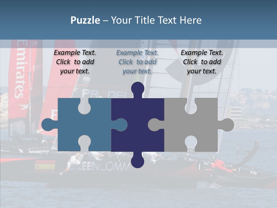 Maritime First Team PowerPoint Template