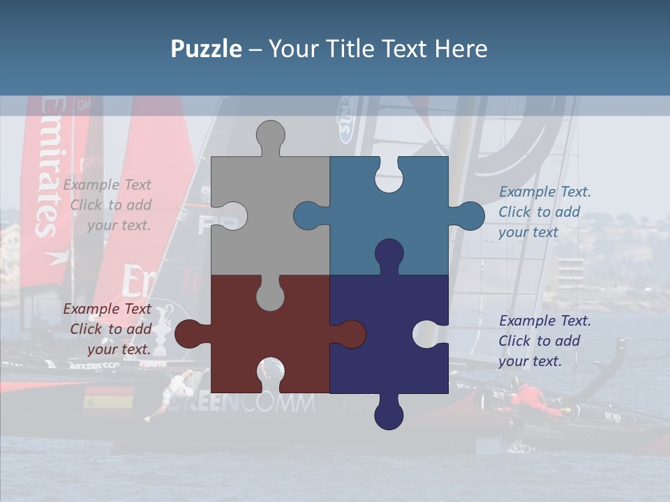 Maritime First Team PowerPoint Template
