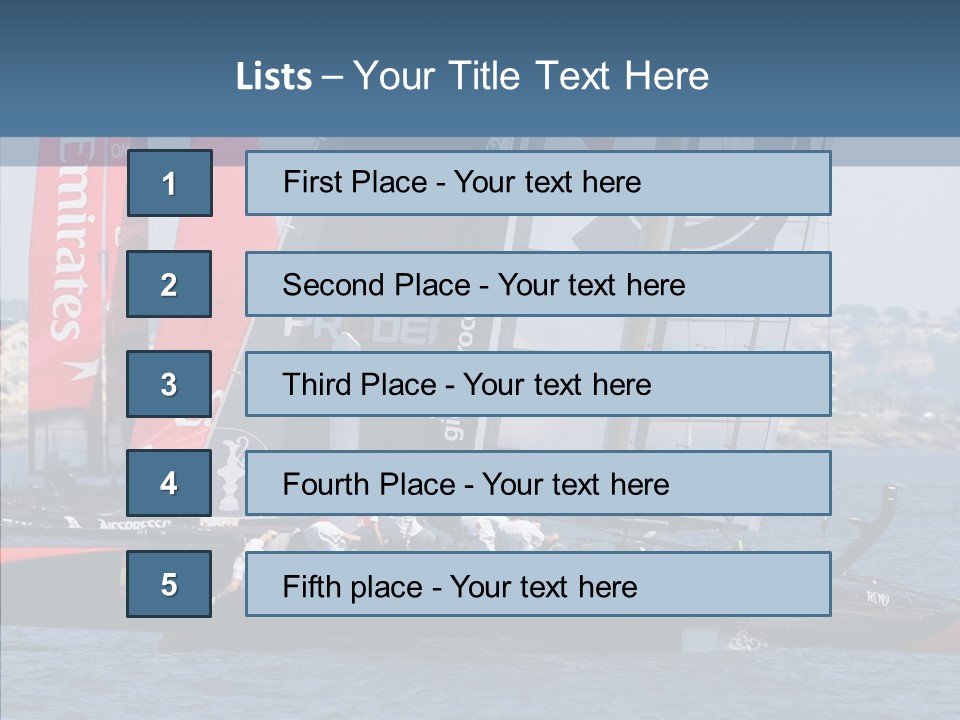 Maritime First Team PowerPoint Template