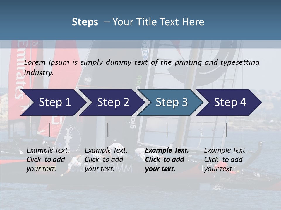 Maritime First Team PowerPoint Template