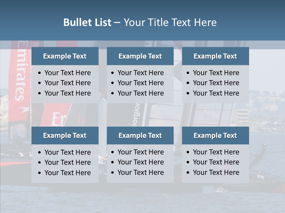 Maritime First Team PowerPoint Template