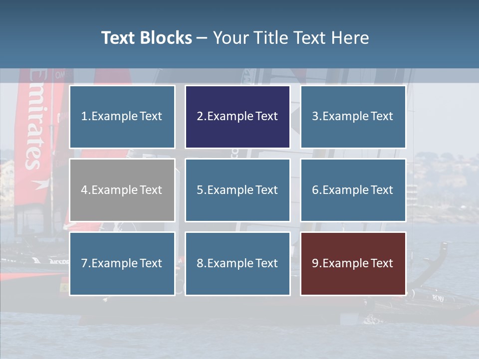 Maritime First Team PowerPoint Template