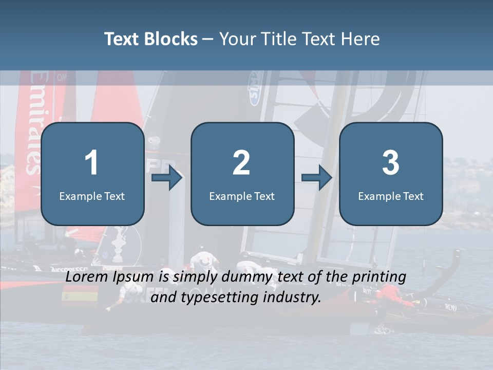 Maritime First Team PowerPoint Template