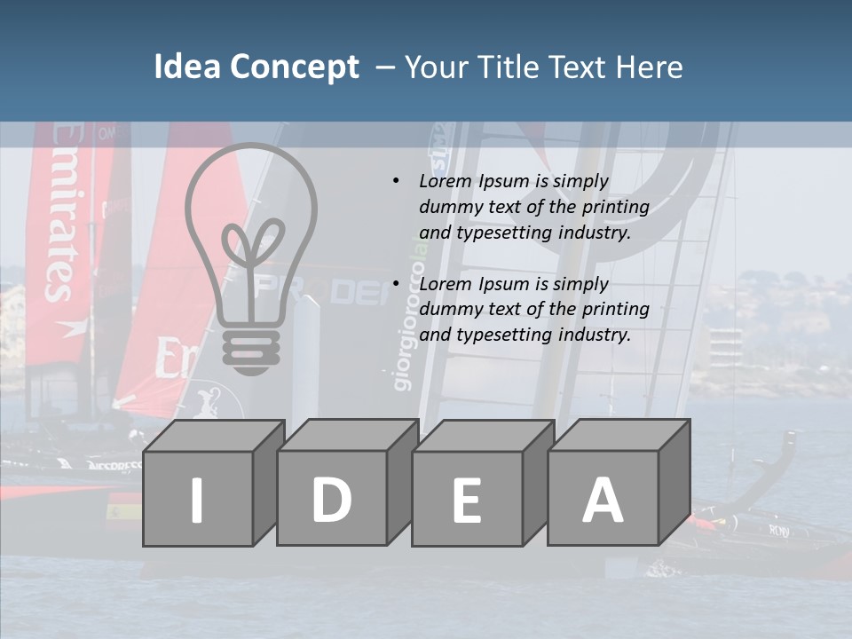 Maritime First Team PowerPoint Template